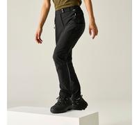 Black female 20 R Regatta Women's Mountain Walking Trousers Black, Size: 20 R