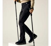 Black female 20 R Regatta Women's Mountain Zip Off Walking Trousers Black, Size: 20 R