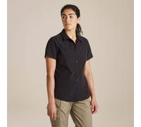 Craghoppers Womens Expert Kiwi Short Sleeved Shirt, Black, Size 8