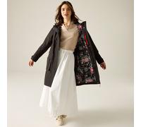 Black female 8 Regatta Cath Kidston Long Shell Jacket Black, Size: 8