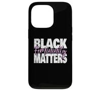 Black Femininity Matters Soft Life Queen Energy Empowerment Case for iPhone 13 Pro