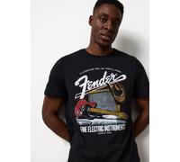 Black Fender Guitars Graphic T-Shirt XXL