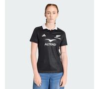 adidas Women's Black Ferns Home Jersey Women Shirt, All Black, XL
