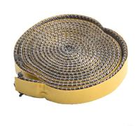 Black Fibreglass Stove Rope 2.5m 18x3mm Heat Resistant
