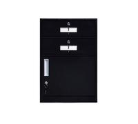 Black File Cabinet for Home & Office - Small UnderDesk Sto Der Ideal for nizing Documents and Supplies -& Functal Design