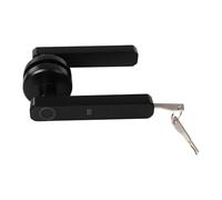 Black Fingerprint Smart Door Lock Biometric With Handle Electronic HD Digital Code Door Lock Smart Door Knob for Installation door thickness is 35-55mm in homes apartments offices etc