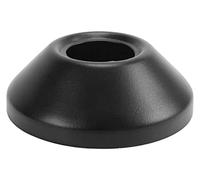 Black Finished Steel Pipe Cover Collar Cone 3/4" (25mm) 25mm Height