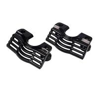 Black Finned Slotted Spark Plug Head Bolt Covers for Harley Touring Electra Glides Road Glides Road Kings 1999-2016,Street Glides & Trikes 2009-2016