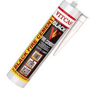 Black Fire Cement 1250 C - 310ml for Fireplace, Stove, Boilers etc