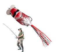 Black Fish Baits 65mm Double Hooks for Trout River | Soft Tail Simulation for Aggressive Aquatic Life