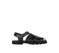 Black Fisherman Sandals with Union Jack Sole 7 UK