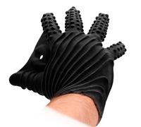 black Fist It Silicone Textured Glove