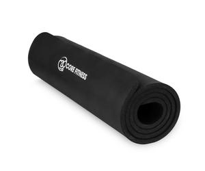 (Black) Fitness Mad Multi-Purpose Core Fitness Mat Extra Thick Exercise Mat