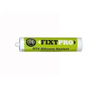 Black Fixt RTV Engineering Grade Silicone Sealant 300ML Cartridges Pack Qty 3