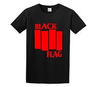 Black Flag Band T-Shirt Black Unisex Mens Tees L