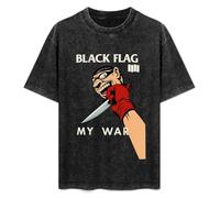 Black Flag My War Mens T-Shirt Black Unisex Top Tee 3XL