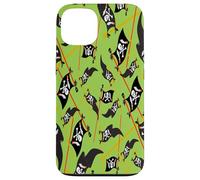 Black Flag Skulls White Caribbean Sailors Case for iPhone 13