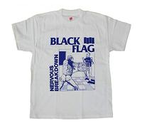 Black Flag T-Shirt Nervous Breakdown Punk Band Tee New Authentic S-2Xl White S
