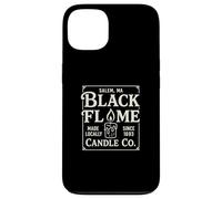 Black Flame Candle Salem Witch, Vintage Halloween Design Case for iPhone 13
