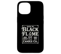 Black Flame Candle Salem Witch, Vintage Halloween Design Case for iPhone 15
