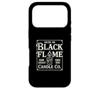 Black Flame Candle Salem Witch, Vintage Halloween Design Case for iPhone 17 Pro
