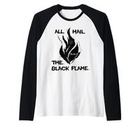 Black Flame Inner Fire self-Aware Paganism TxRxP Freedom Raglan Baseball Tee