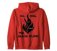 Black Flame inner Fire self-aware Paganism TxRxP Freedom Zip Hoodie