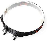Black Flashlight Clip Buckle Headband Adjustable Head Belt Head Strap Mount Holder Stand for 24mm LED Flashlight Torch Headlamp