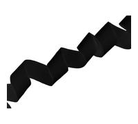 Black Flat Elastic Tape - 5 Metres x 15 mm / 0.59" Wide Stretch Band for Sewing, Dressmaking, Waistbands, Underwear, Craft, DIY Clothing Projects & Tailoring Essentials