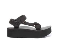 Black Flatform Sandal with Eco-Friendly Strap - female - Teva - Flat Sandals - Black - 6 UK - Shoes 6 UK