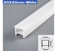 Black Flexible LED Neon Rope Lamp Silicone Tube Diffuser Recessed Channel for WS