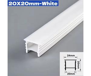 Black Flexible LED Neon Rope Lamp Silicone Tube Diffuser Recessed Channel for WS