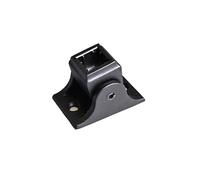 Black Flexible Shoe for Metal Stair Spindles with Fixing Screw - Adjustable Angle Baluster Bracket - Fits 13mm Mild Steel Spindles - Stair Railing Fitting for Wood Handrails and Baserails