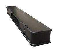 Black Floating TV Stand Cabinet 140cm Wooden TV Console with 2 Sliding Doors Ideal for Living Room Entertainment Room Office Modern Furniture Solution