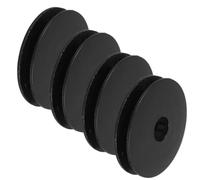 Black Floor Mat Fixings Abs Securely Hold Mats in Place 4pcs