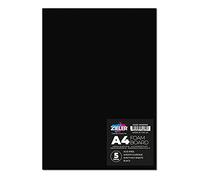 Black Foam Board by Zieler® | 5mm Thick | Matt Black (A4-5 Sheets)