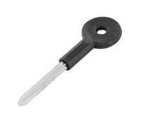 Black Fob Security Bolt Star Key for Dead Bolt Rack Door Locks Universal