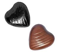 Black Foil Heart Chocolates (Box of 200) (XCGL095 - BLACK)