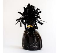 Black Foil Helium Balloon Weight 175gr - Single - Durable & Colourful Weight for Birthdays Parties, Events & Celebrations - Perfect Balloon Weight Holder
