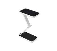 (black) Foldable Solar Powered Night Light 4500K-6000K 26 LED Bedside Desk Lamp 2 Gears Solar Desk Light USB Charging Eye Protection