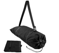 Black Folding Chair Storage Bag - Camping Moon Seat Carrier, Portable Lounge Pouch, Nylon Beach Organizer | Lightweight Travel Design, Durable Easy-Carry Cover For Outdoor Picnic Hiking Fishing Trips