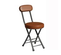 Black Folding ChairHigh Back Armless MetalStool 47cm Bar Height&Design for Home & Office Use