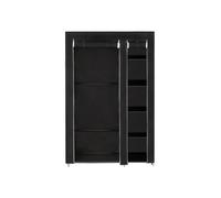 Black Folding Fabric Wardrobe