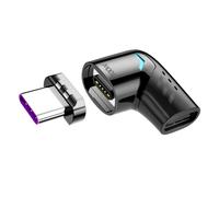 (black) FONKEN 100W USB C Magnetic Adapter Type C Male To Type-C Magnet Converter For Xiaomi Mi 9 Redmi Note 10 Fast Charging Cable Connector