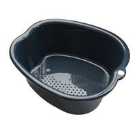 Black-Foot Bath Basin Soaking Tub Foot Relax Spa Washing Bowl Blue Durable Plastic