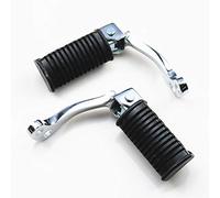 Black Footrest Footpeg Foot Peg For Suzuki GN125 GN-125 Cafe Racer Bobber Custom (Front)