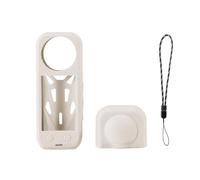 Black For Insta360X5 Silicone Protective Cover Lens Cover Body Cooling For Insta360X5 Shell Accessories Sports Camera