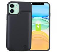 (Black, For iPhone 11 Pro Max-6.5inch) 6200mah Battery Charging Case For Iphone 11/11 Pro/11 Pro Max, Rechargeable Full Package Portable External Battery Case Blue-h