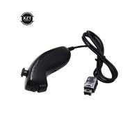 (black) For Nintendo Wii Game Controller 5 colors Nunchuck Hand Curved Game Handle