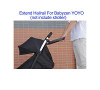 (Black for yoyo) Baby Stroller Accessories Extend Handle Hailrail Bumper For YOYO Cybex Eezy S/S+/Twist